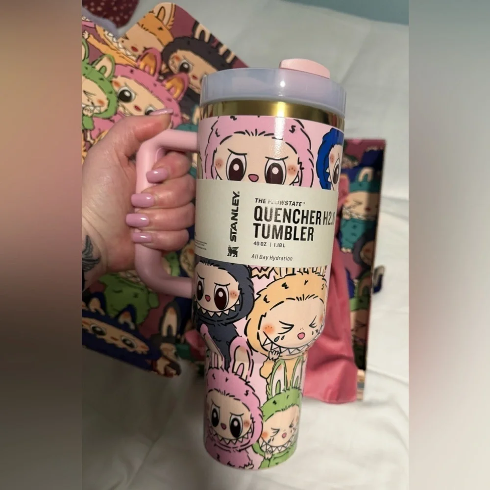 Stanley “Love Shack Fancy” Collab Labubu H2.0 Tumbler! NEW in Box with Dusty!